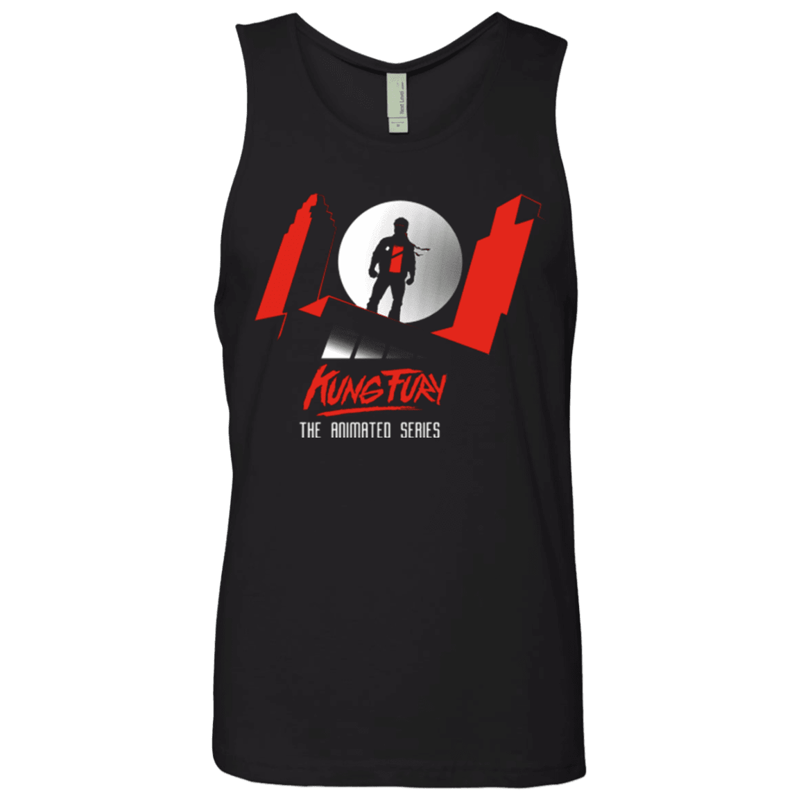 T-Shirts Black / Small Animated Fury Men's Premium Tank Top