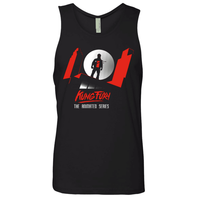 T-Shirts Black / Small Animated Fury Men's Premium Tank Top