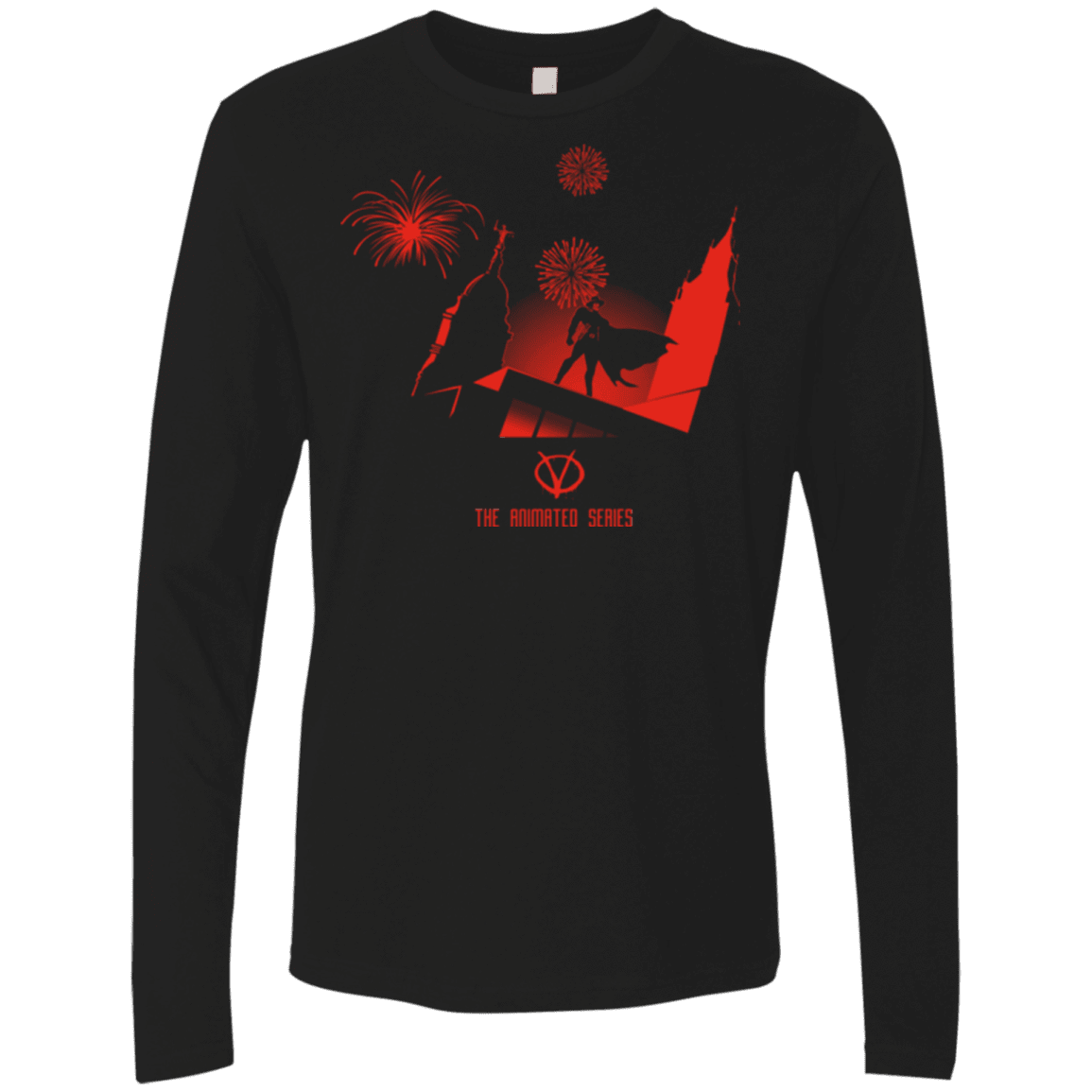 Animated Vendetta Men's Premium Long Sleeve