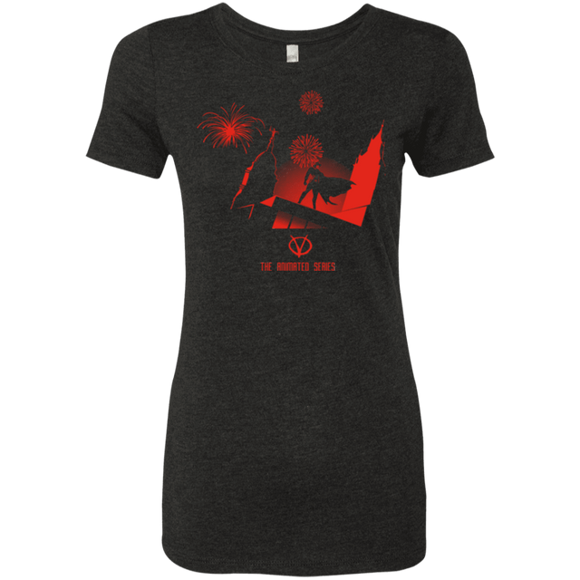 T-Shirts Vintage Black / Small Animated Vendetta Women's Triblend T-Shirt