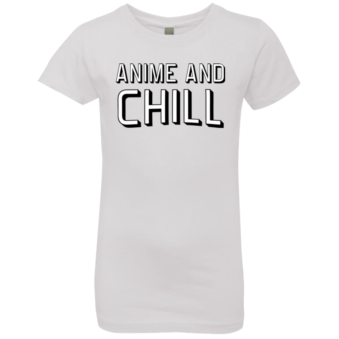 T-Shirts White / YXS Anime and chill Girls Premium T-Shirt