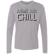 T-Shirts Heather Grey / Small Anime and chill Men's Premium Long Sleeve