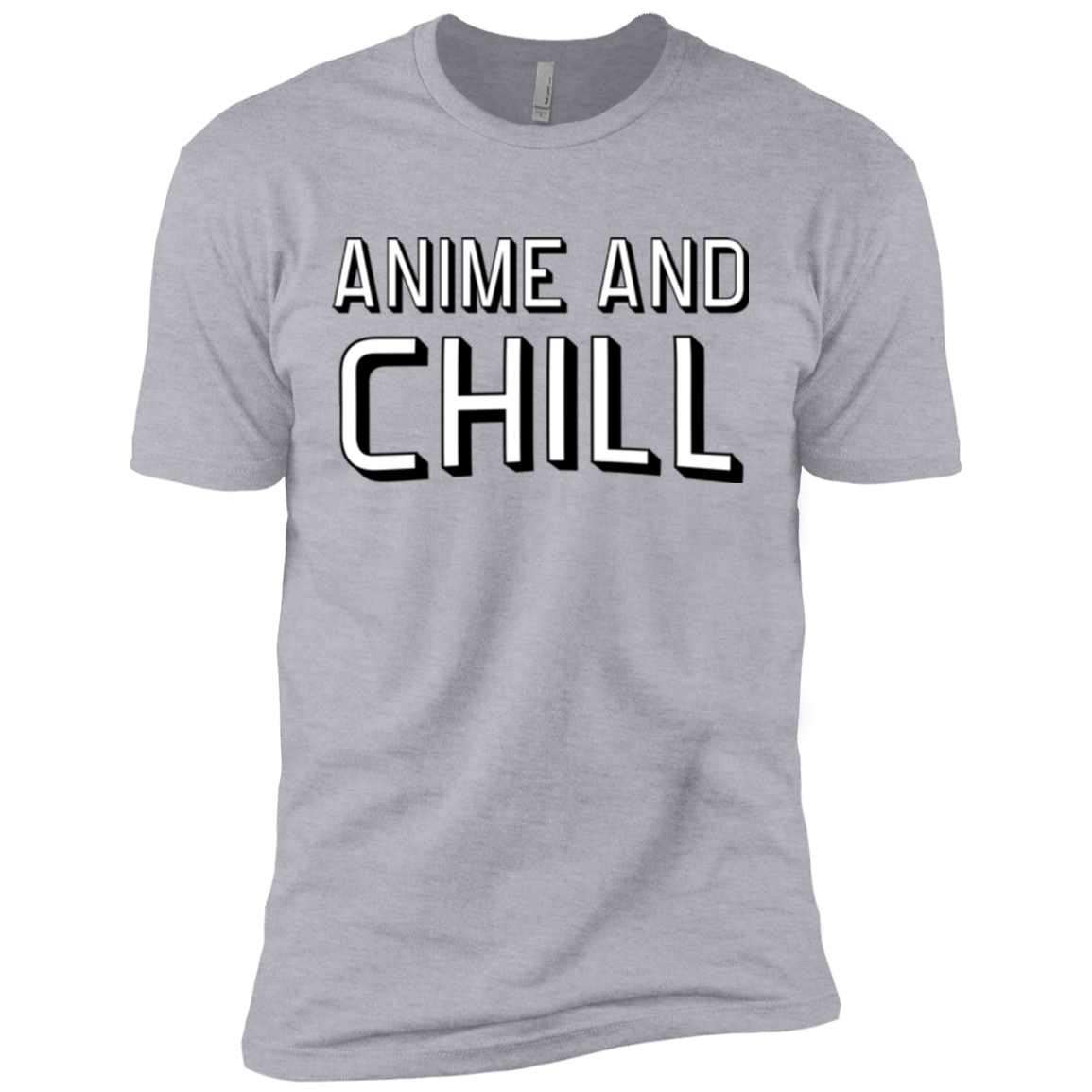 T-Shirts Heather Grey / X-Small Anime and chill Men's Premium T-Shirt