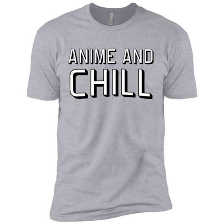 T-Shirts Heather Grey / X-Small Anime and chill Men's Premium T-Shirt