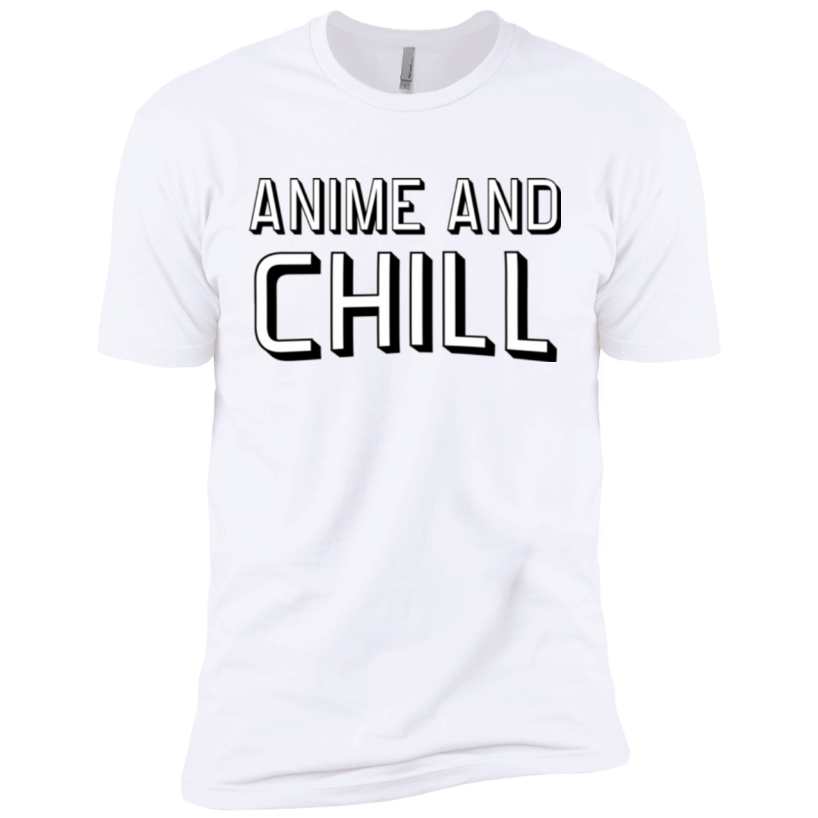 T-Shirts White / X-Small Anime and chill Men's Premium T-Shirt