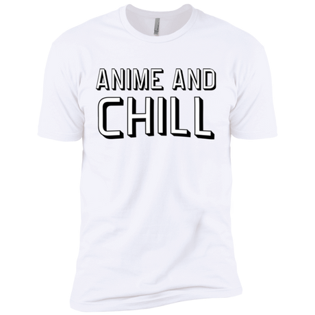 T-Shirts White / X-Small Anime and chill Men's Premium T-Shirt
