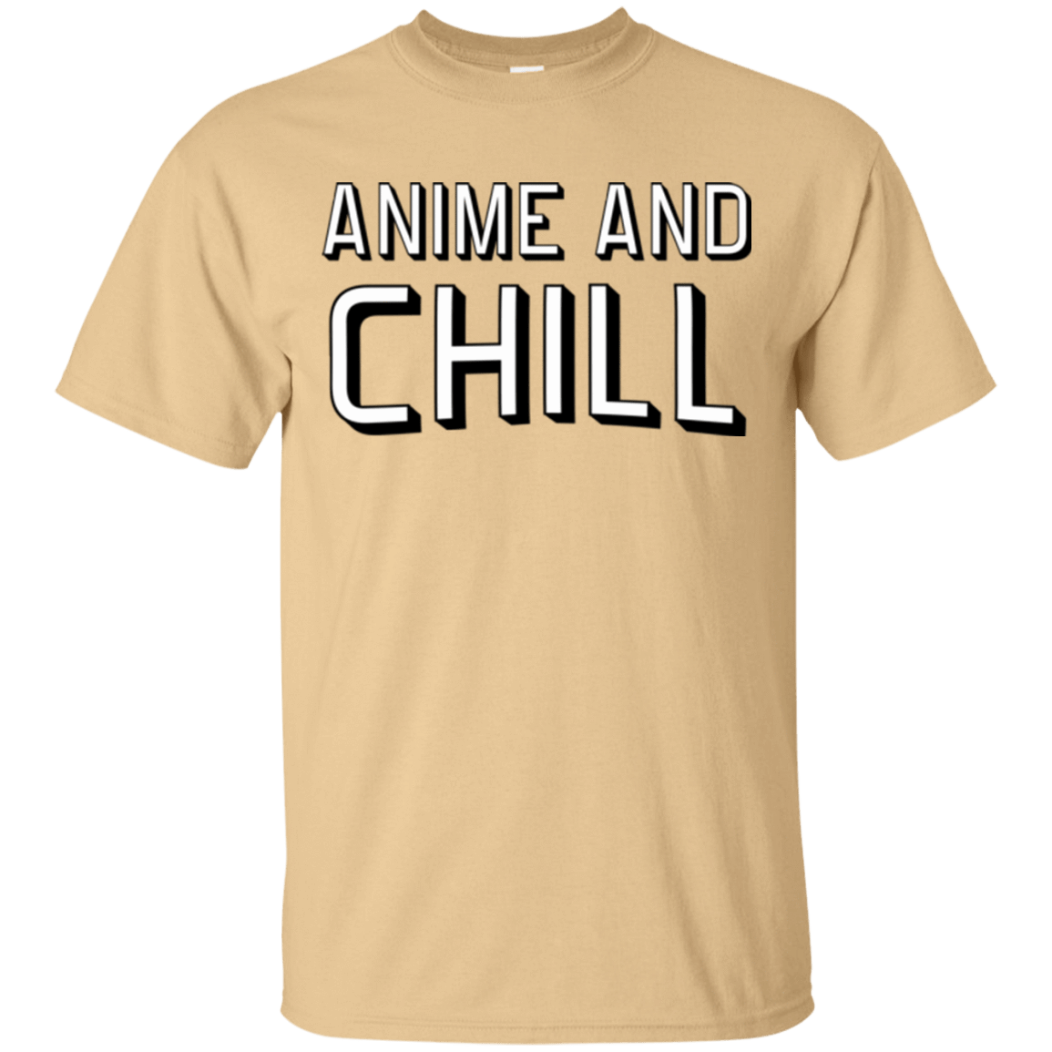T-Shirts Vegas Gold / Small Anime and chill T-Shirt