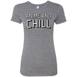 T-Shirts Premium Heather / Small Anime and chill Women's Triblend T-Shirt