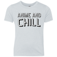 T-Shirts Heather White / YXS Anime and chill Youth Triblend T-Shirt