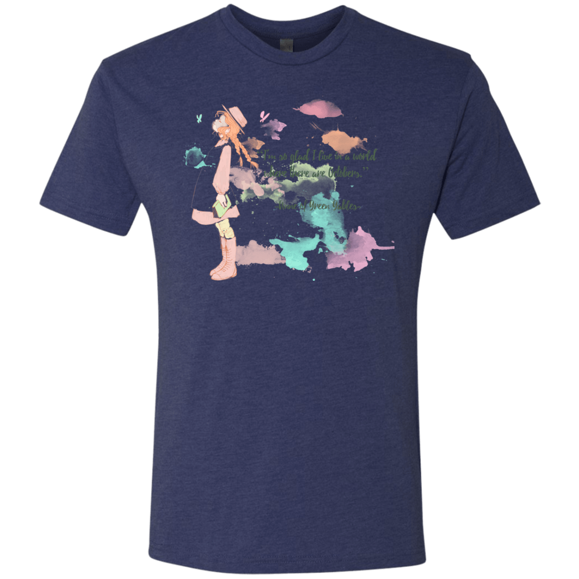 T-Shirts Vintage Navy / Small Anne of Green Gables 2 Men's Triblend T-Shirt