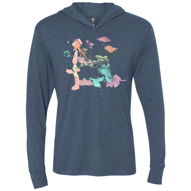 T-Shirts Indigo / X-Small Anne of Green Gables 2 Triblend Long Sleeve Hoodie Tee