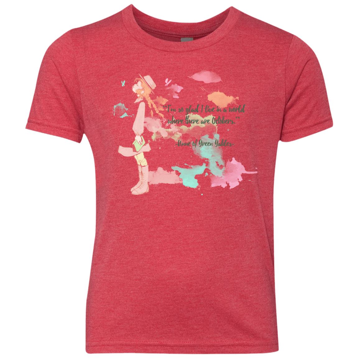 T-Shirts Vintage Red / YXS Anne of Green Gables 2 Youth Triblend T-Shirt