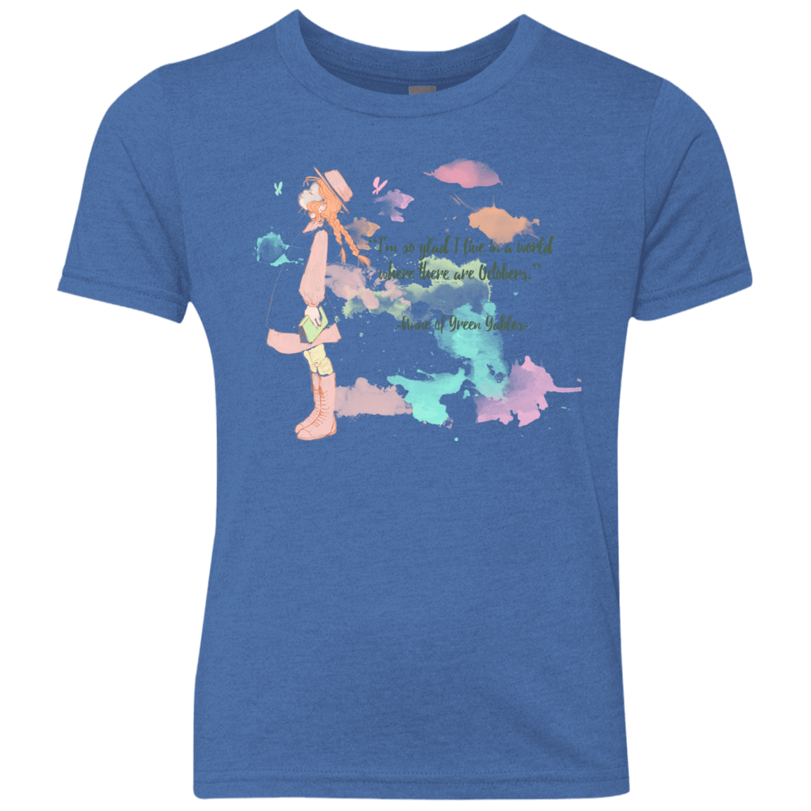 T-Shirts Vintage Royal / YXS Anne of Green Gables 2 Youth Triblend T-Shirt