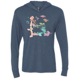 T-Shirts Indigo / X-Small Anne of Green Gables 3 Triblend Long Sleeve Hoodie Tee