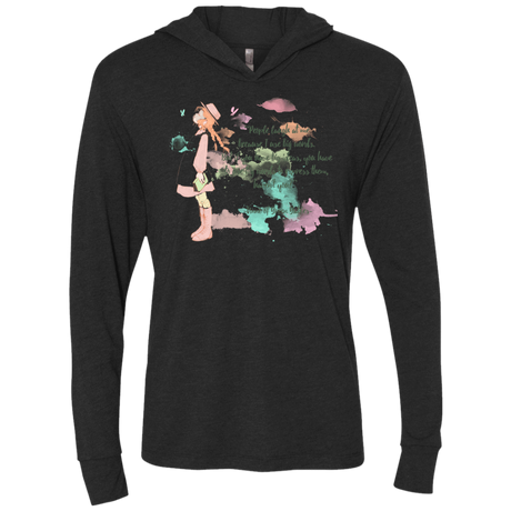 T-Shirts Vintage Black / X-Small Anne of Green Gables 3 Triblend Long Sleeve Hoodie Tee