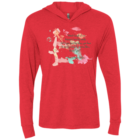 T-Shirts Vintage Red / X-Small Anne of Green Gables 3 Triblend Long Sleeve Hoodie Tee