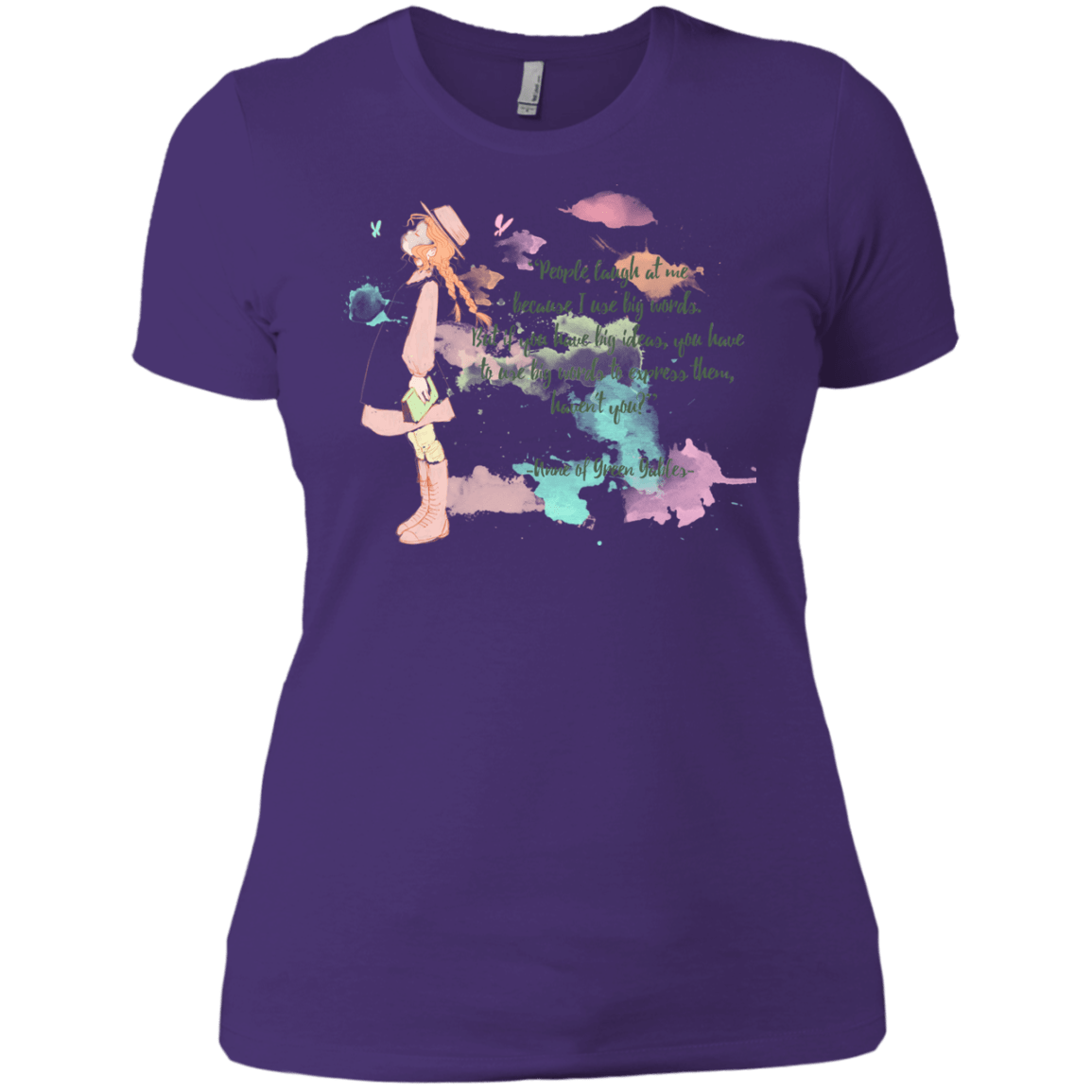 T-Shirts Purple / X-Small Anne of Green Gables 3 Women's Premium T-Shirt