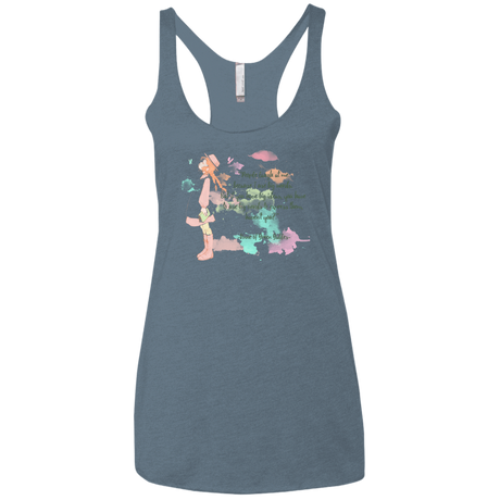 T-Shirts Indigo / X-Small Anne of Green Gables 3 Women's Triblend Racerback Tank