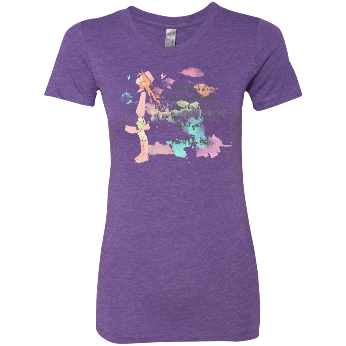 T-Shirts Purple Rush / Small Anne of Green Gables 3 Women's Triblend T-Shirt