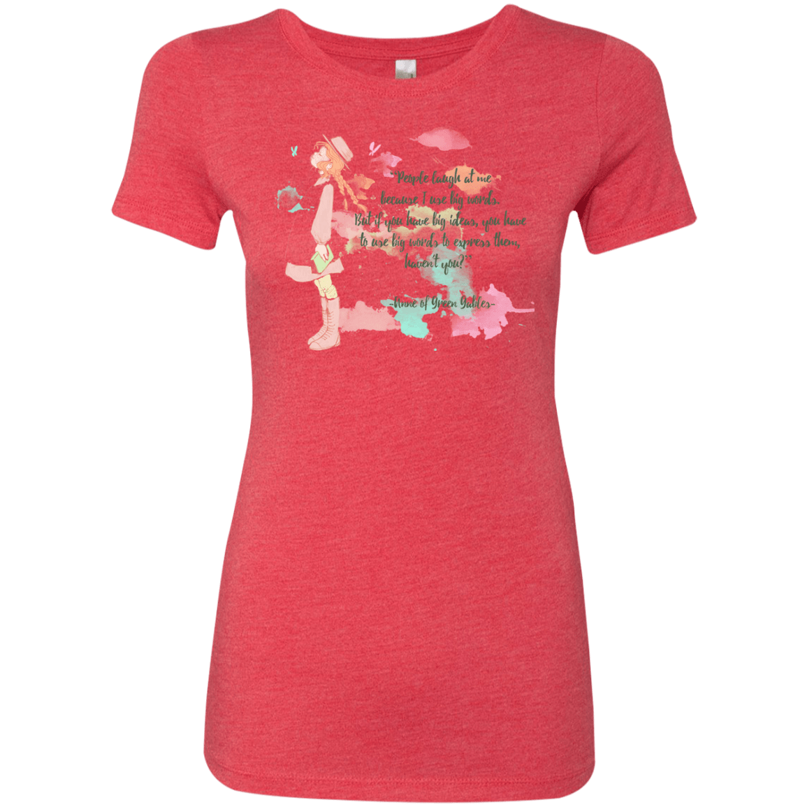 T-Shirts Vintage Red / Small Anne of Green Gables 3 Women's Triblend T-Shirt