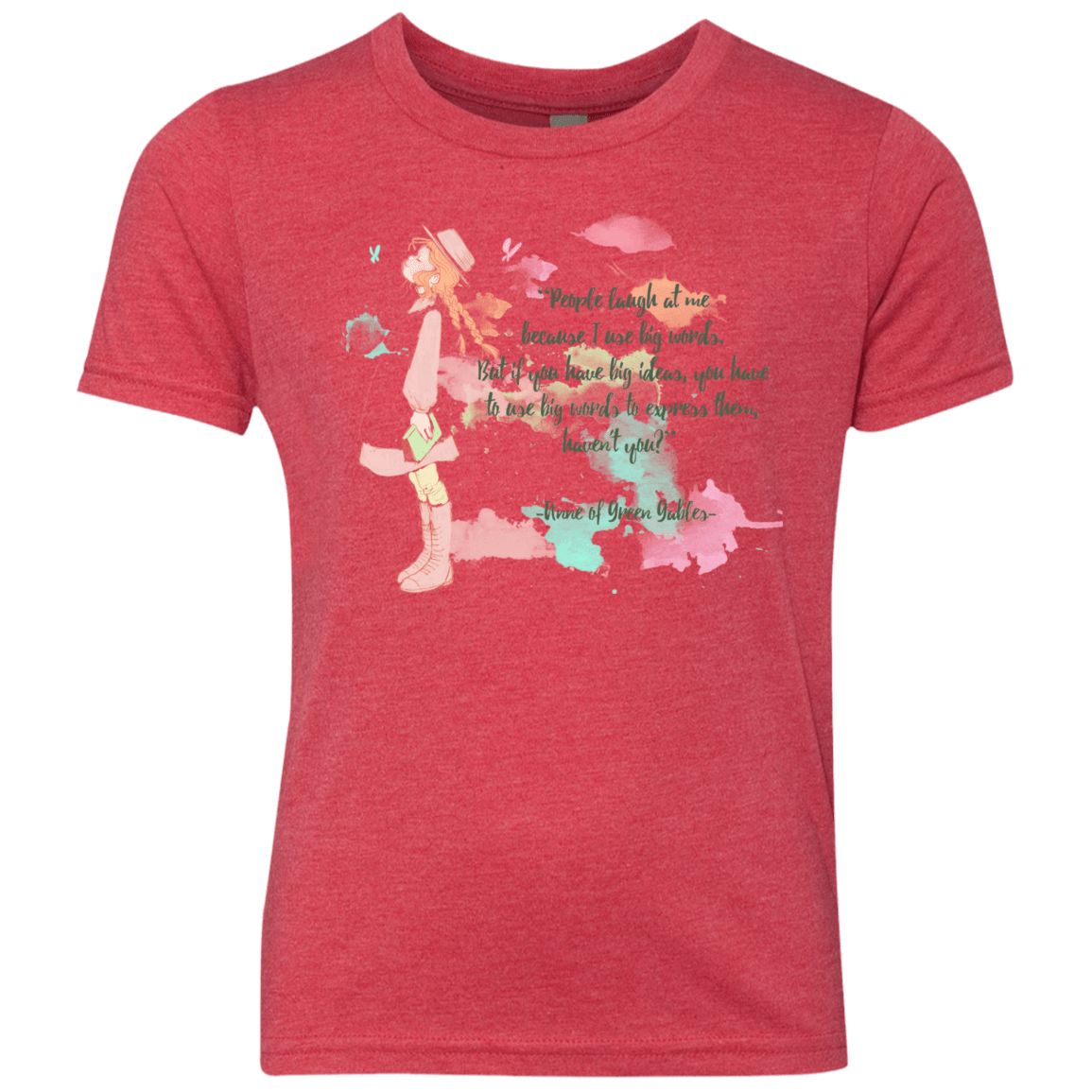 T-Shirts Vintage Red / YXS Anne of Green Gables 3 Youth Triblend T-Shirt
