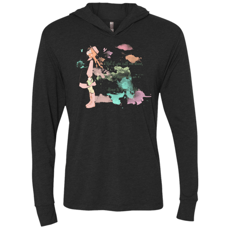 T-Shirts Vintage Black / X-Small Anne of Green Gables 4 Triblend Long Sleeve Hoodie Tee