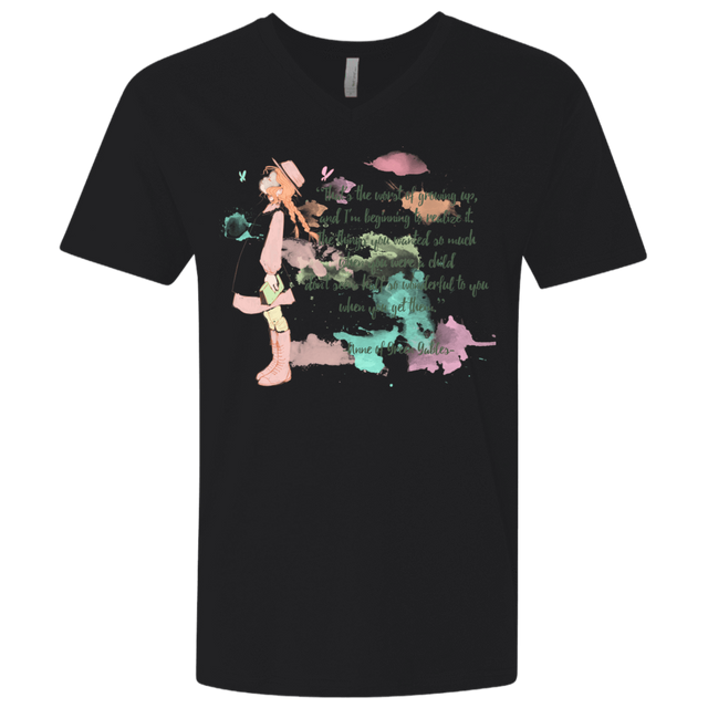 T-Shirts Black / X-Small Anne of Green Gables 5 Men's Premium V-Neck