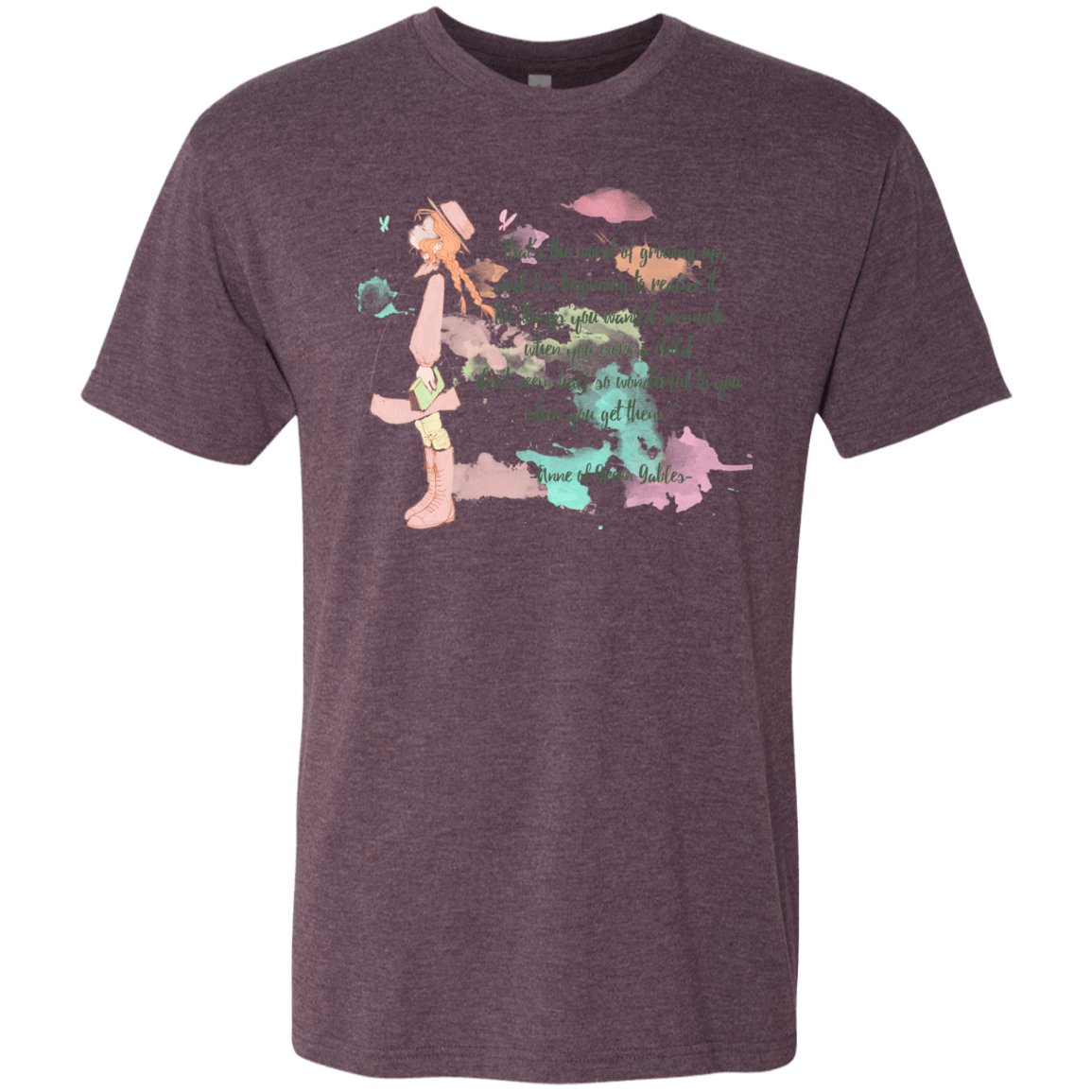 T-Shirts Vintage Purple / Small Anne of Green Gables 5 Men's Triblend T-Shirt