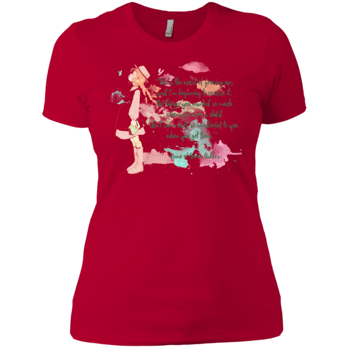 T-Shirts Red / X-Small Anne of Green Gables 5 Women's Premium T-Shirt