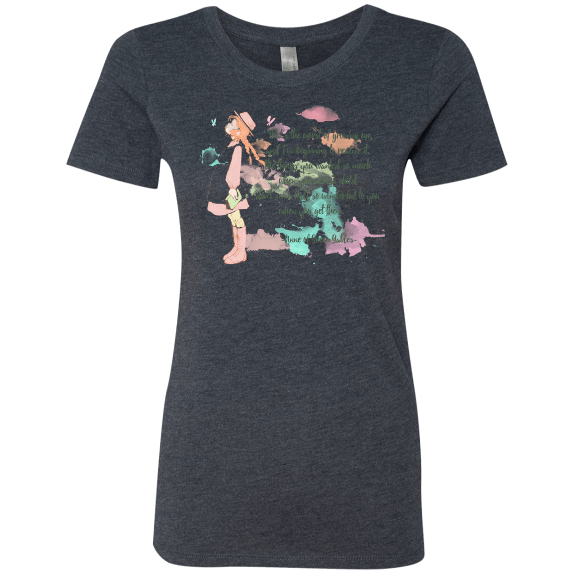 T-Shirts Vintage Navy / Small Anne of Green Gables 5 Women's Triblend T-Shirt