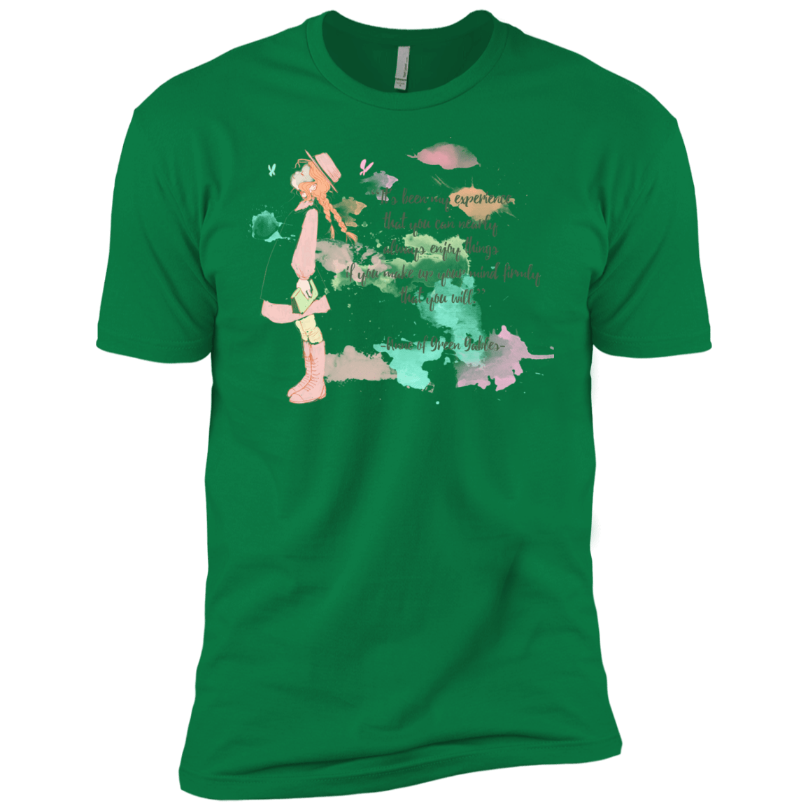 T-Shirts Kelly Green / X-Small Anne of Green Gables Men's Premium T-Shirt