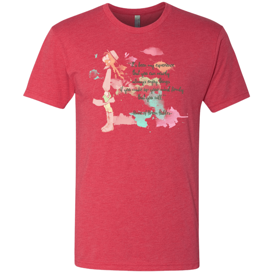 T-Shirts Vintage Red / Small Anne of Green Gables Men's Triblend T-Shirt