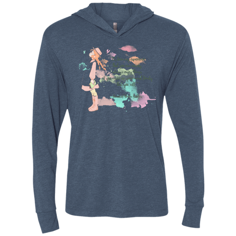 T-Shirts Indigo / X-Small Anne of Green Gables Triblend Long Sleeve Hoodie Tee