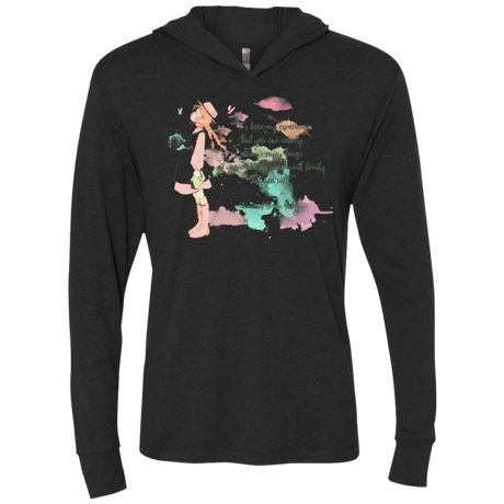 T-Shirts Vintage Black / X-Small Anne of Green Gables Triblend Long Sleeve Hoodie Tee