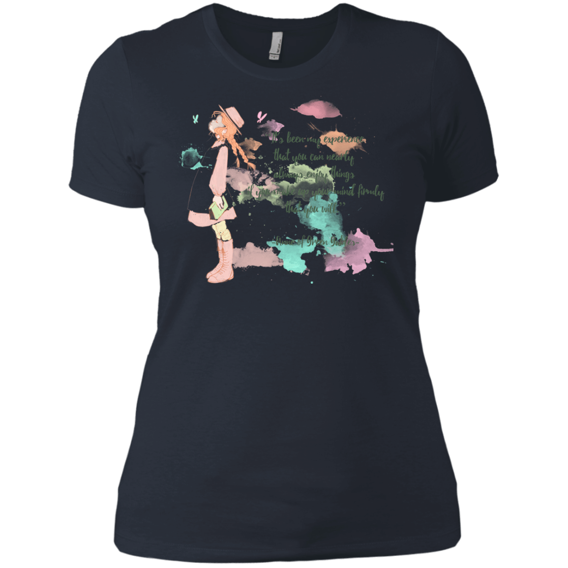 T-Shirts Indigo / X-Small Anne of Green Gables Women's Premium T-Shirt