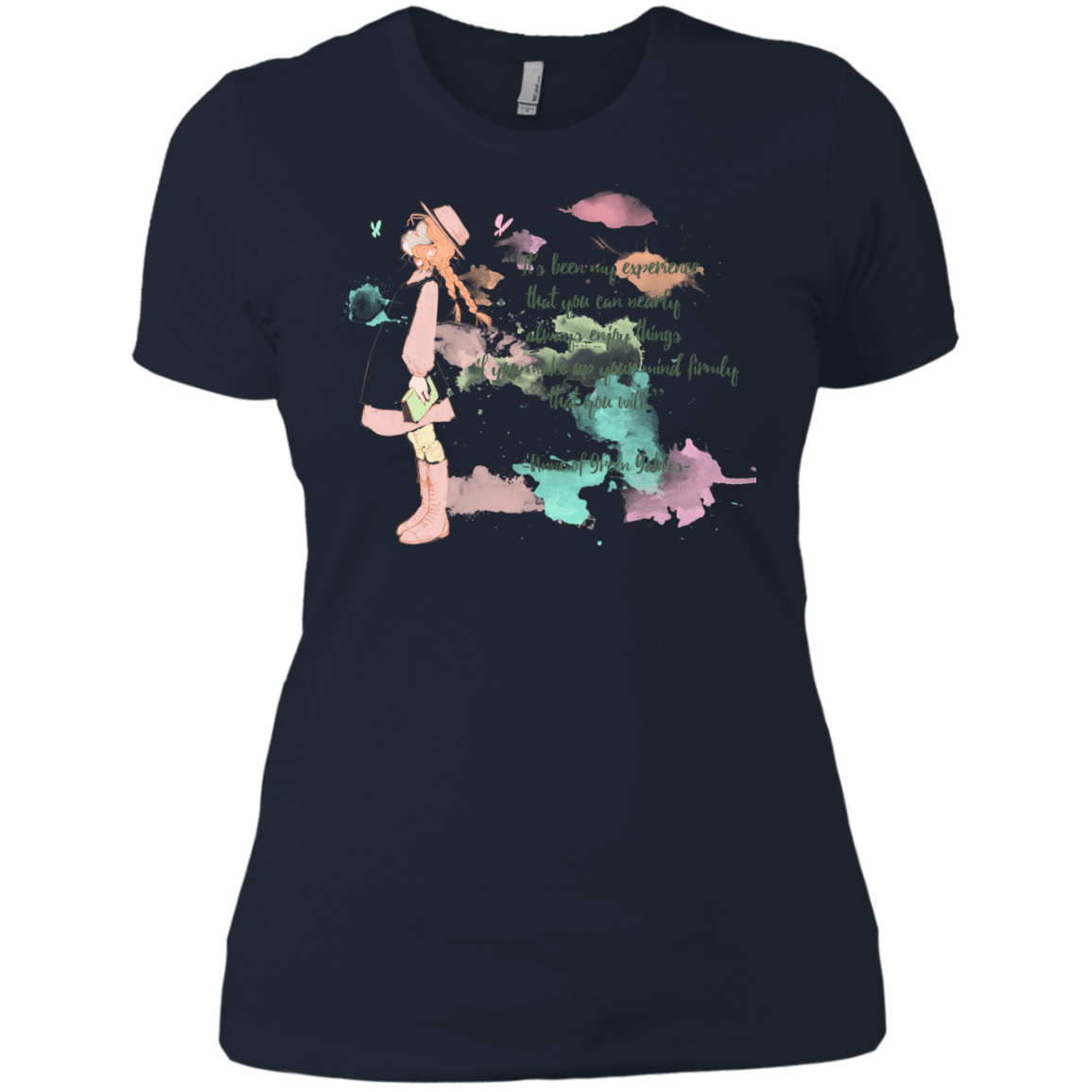 T-Shirts Midnight Navy / X-Small Anne of Green Gables Women's Premium T-Shirt