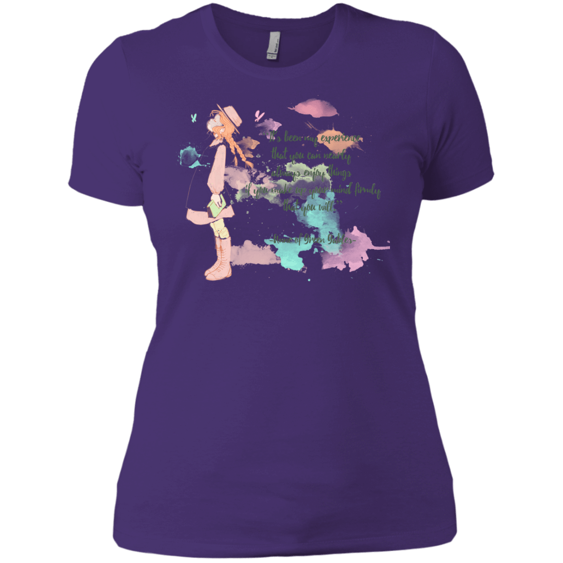 T-Shirts Purple / X-Small Anne of Green Gables Women's Premium T-Shirt