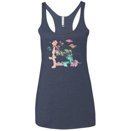 T-Shirts Vintage Navy / X-Small Anne of Green Gables Women's Triblend Racerback Tank
