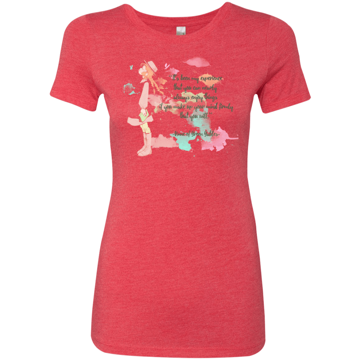 T-Shirts Vintage Red / Small Anne of Green Gables Women's Triblend T-Shirt