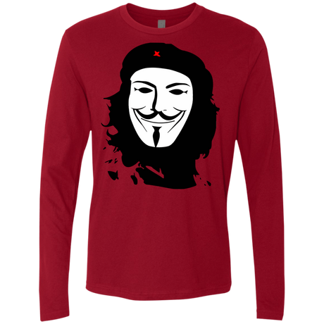 T-Shirts Cardinal / Small Anonymous Guevara Men's Premium Long Sleeve