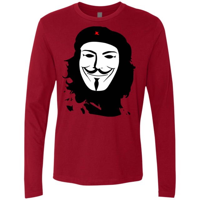 T-Shirts Cardinal / Small Anonymous Guevara Men's Premium Long Sleeve