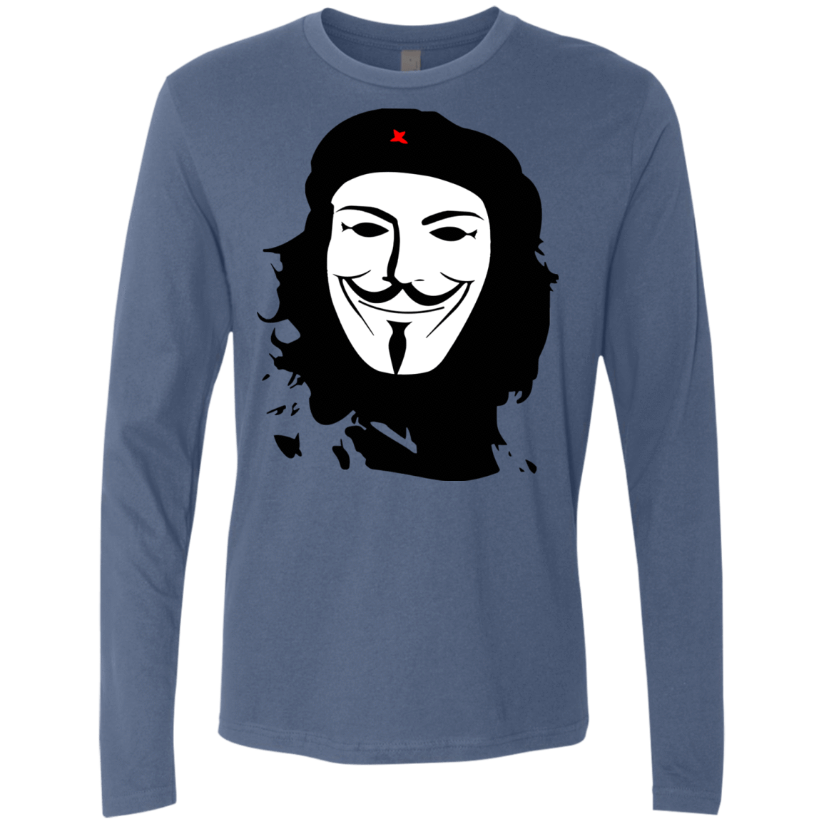 T-Shirts Indigo / Small Anonymous Guevara Men's Premium Long Sleeve