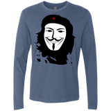 T-Shirts Indigo / Small Anonymous Guevara Men's Premium Long Sleeve