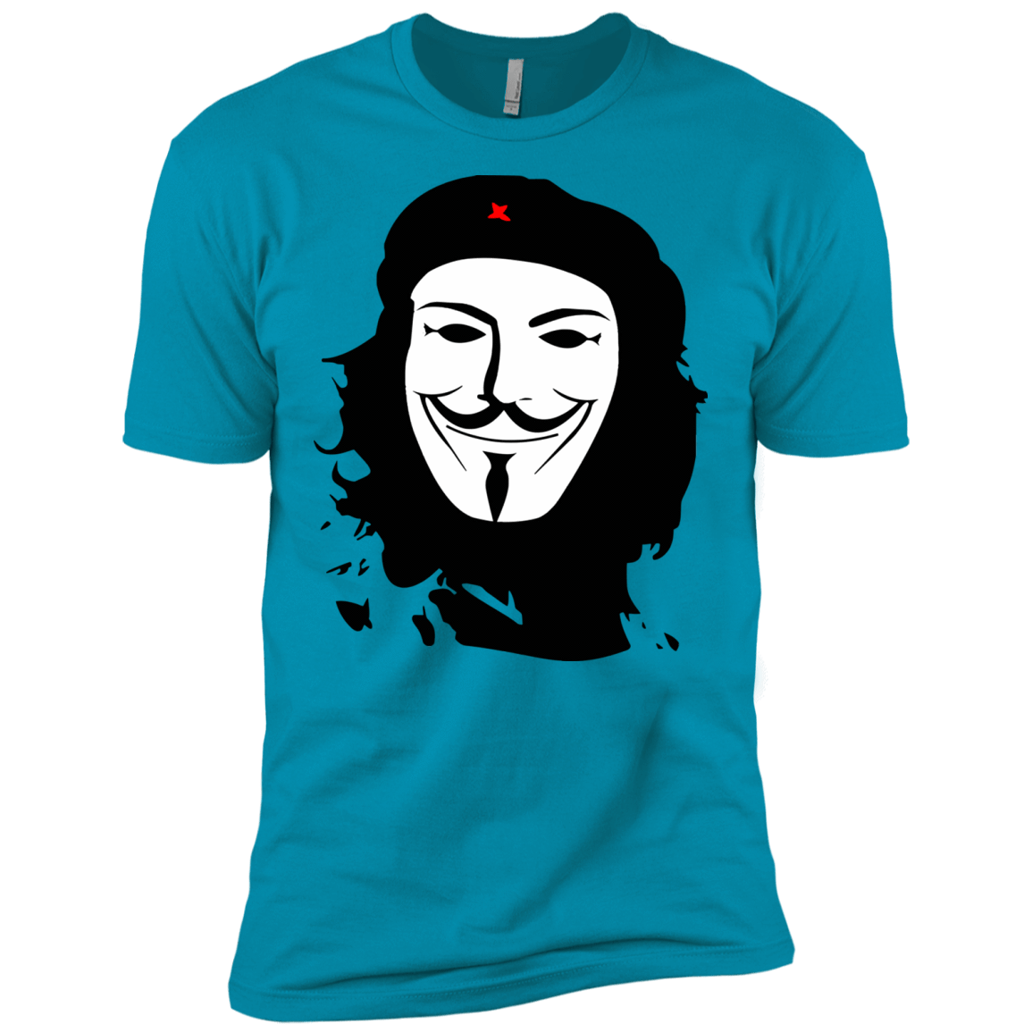 T-Shirts Turquoise / X-Small Anonymous Guevara Men's Premium T-Shirt