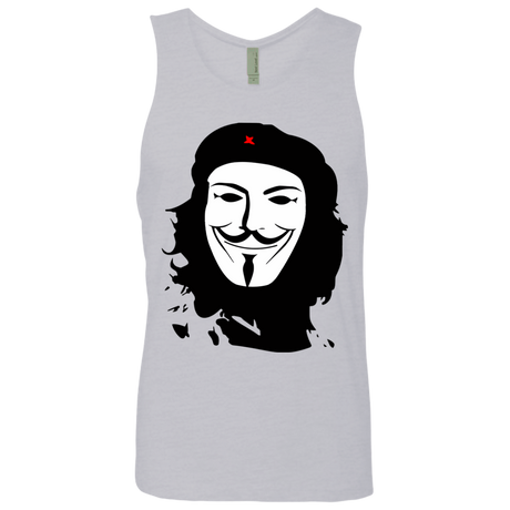 T-Shirts Heather Grey / Small Anonymous Guevara Men's Premium Tank Top