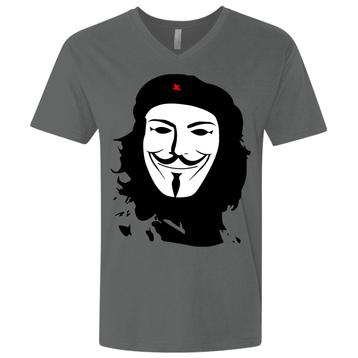 T-Shirts Heavy Metal / X-Small Anonymous Guevara Men's Premium V-Neck