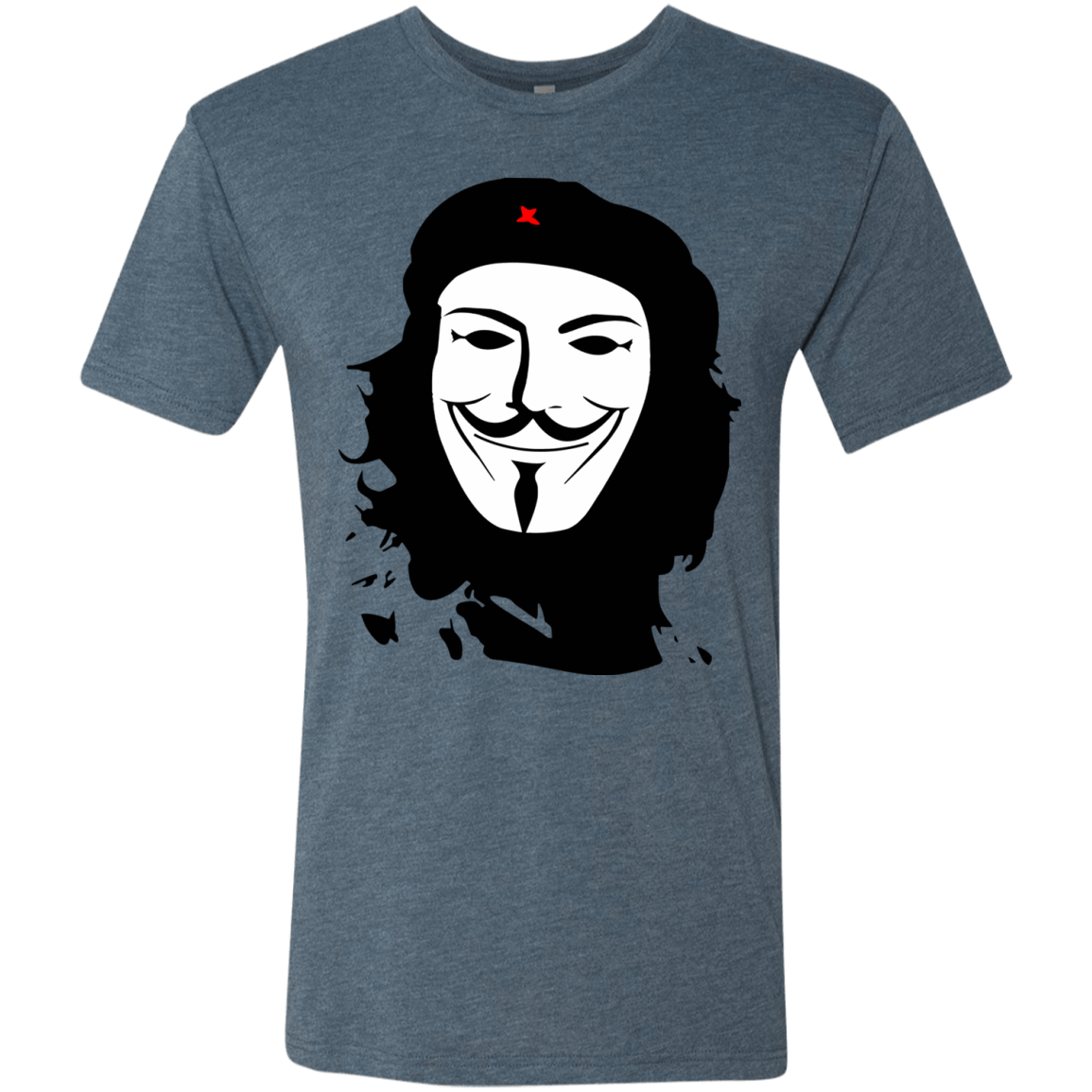 T-Shirts Indigo / Small Anonymous Guevara Men's Triblend T-Shirt