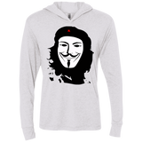T-Shirts Heather White / X-Small Anonymous Guevara Triblend Long Sleeve Hoodie Tee