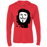 T-Shirts Vintage Red / X-Small Anonymous Guevara Triblend Long Sleeve Hoodie Tee
