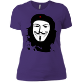 T-Shirts Purple / X-Small Anonymous Guevara Women's Premium T-Shirt